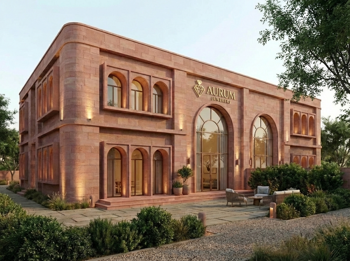 Aurum Jewellers — Mixed Use project in Jaipur, Rajasthan by FMDL Architects